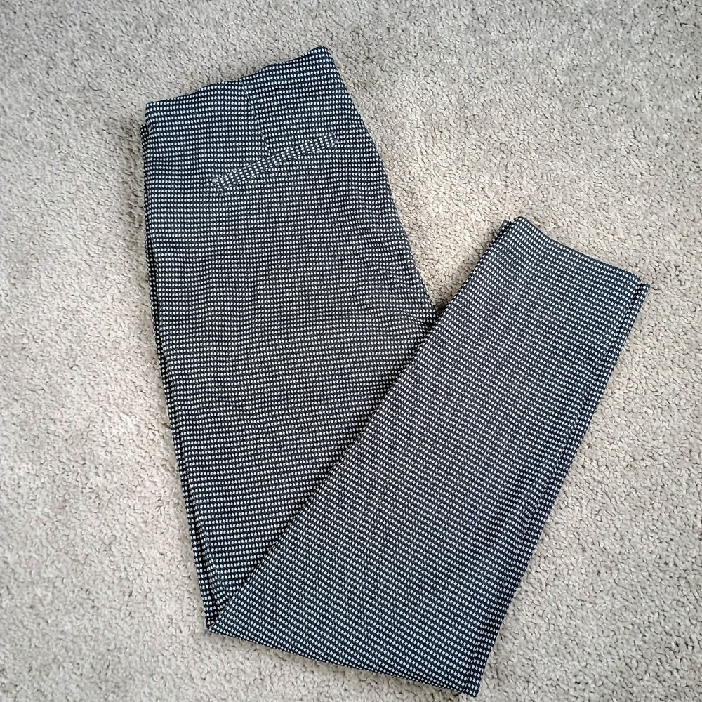 Simply Styled by Sears Houndstooth Career Pants‎ Black